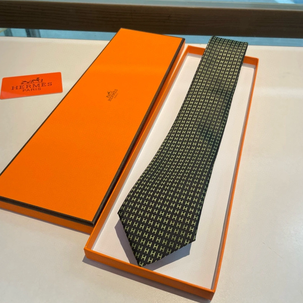 Trendy 1753 Hermes Necktie For Men - Image 8