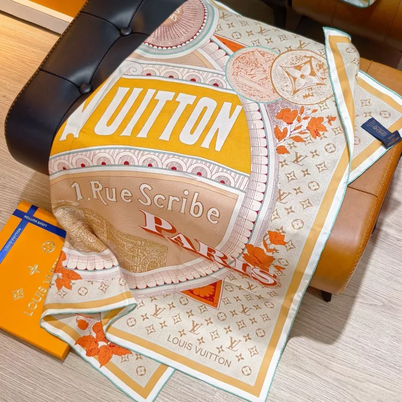 Trendy 1940 Louis Vuitton Silk Squares - Image 3