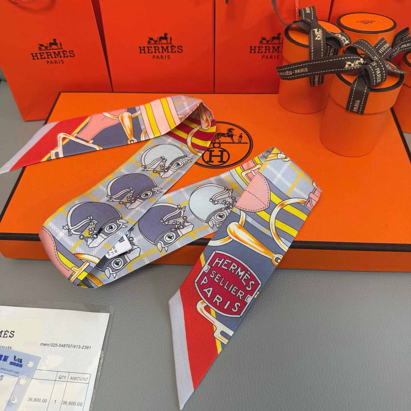 Trendy 9313 Hermes Silk Scarf