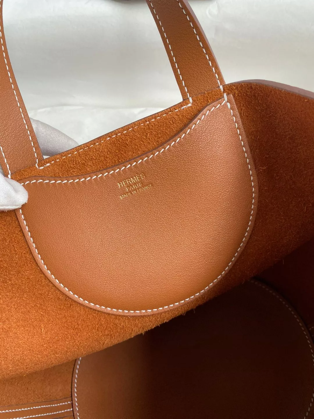 UrbanStyle 4232 Hermes AAA Quality Handbags In Gold For Women - Image 6