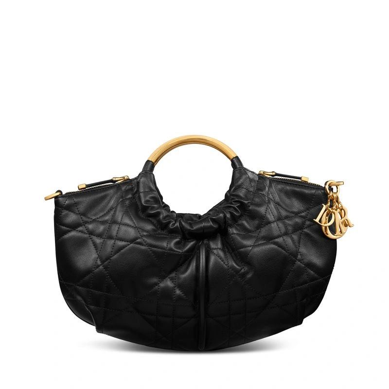 Walk in Dior Purse In Macrocannage Calfskin Black ModernLook 544 - Image 3