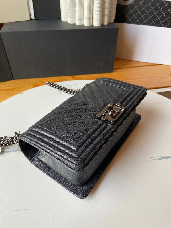 TopPick CHANEL BOY BAG WITH GUN CHAIN 20CM 25CM 237 - Image 10