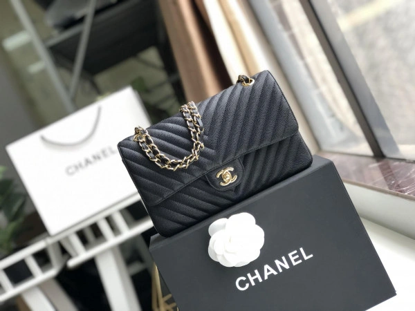 CHANEL FLAP BAG CAVIAR 25.5cm GoAnywhere 756 - Image 3