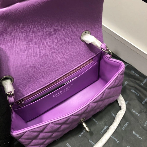 CHANEL FLAP BAG CAVIAR Trendy 732 - Image 8