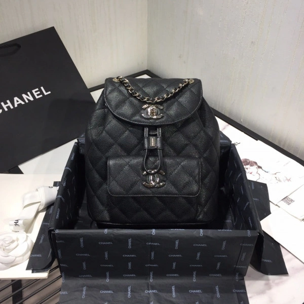 UrbanStyle CHANEL BACKPACK IN CAVIAR WITH GOLD HARDWARE 152 - Image 9