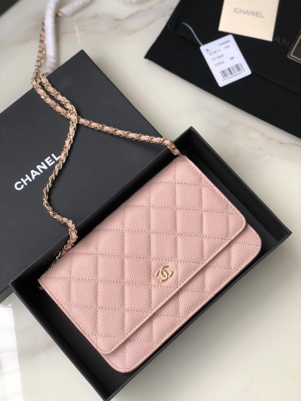 DailyWear CHANEL CHAIN WALLET CAVIAR WITH GOLD HARDWARE 708 - Image 3