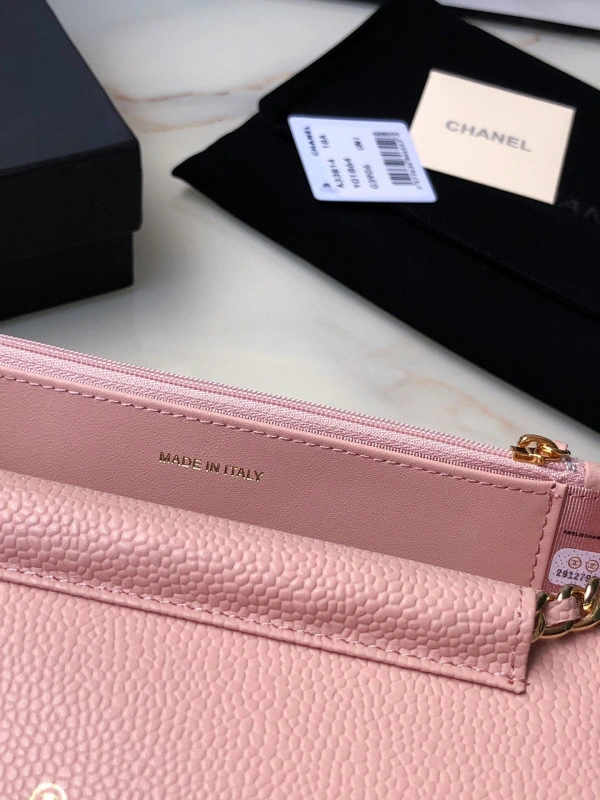 DailyWear CHANEL CHAIN WALLET CAVIAR WITH GOLD HARDWARE 708 - Image 4