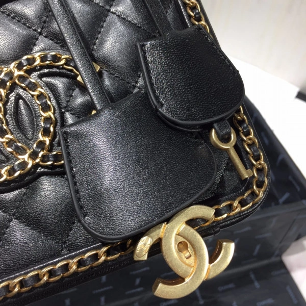 CHANEL VANITY CASE SMALL LARGE GoodFit 1275 - Image 9