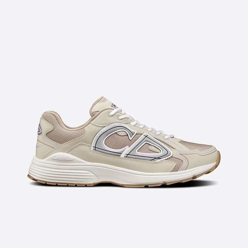 Dior B30 Sneakers Unisex Mesh and Technical Fabric Beige - Image 3