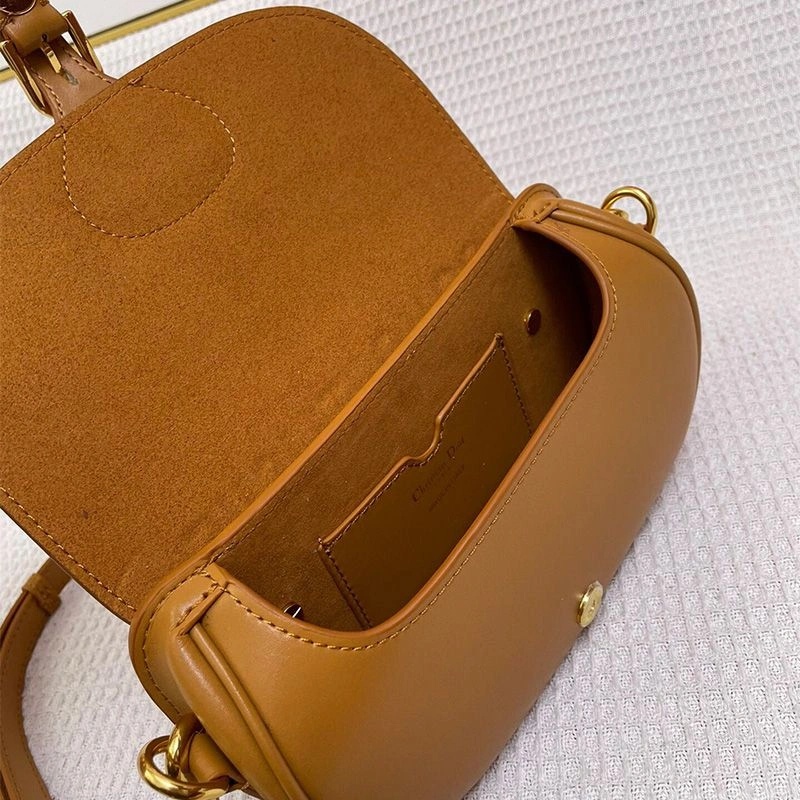 Dior Bobby East-West Bag Box Calfskin Brown - Image 4