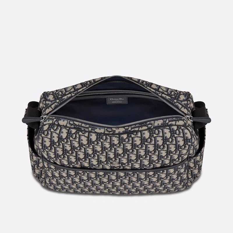 Dior Changing Bag Oblique Motif Canvas Blue - Image 3