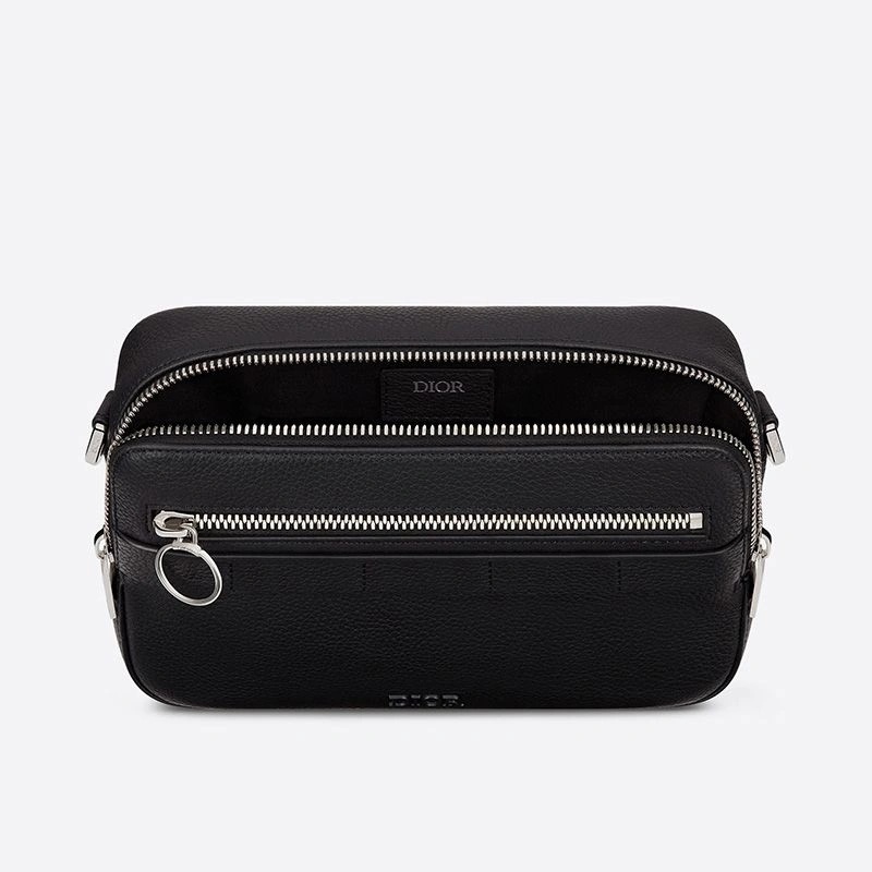 Dior Safari Messenger Grained Calfskin Black - Image 4