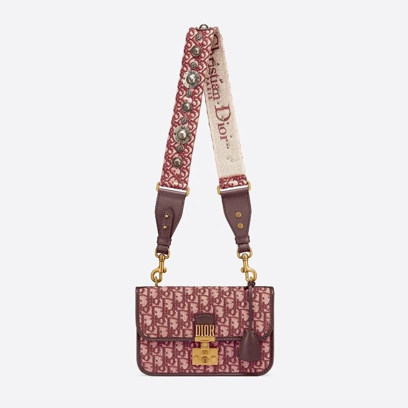 Dioraddict Bag Oblique Motif Canvas Burgundy - Image 4