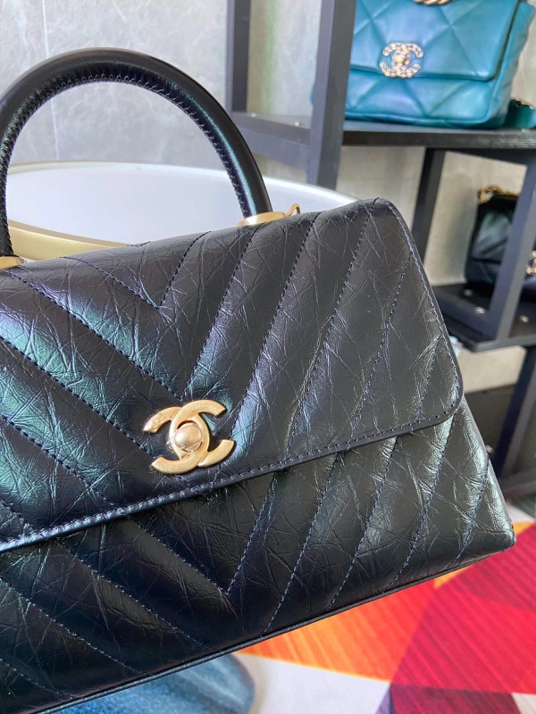 CHANEL COCO HANDLE BAG NewStyle 1045 - Image 7