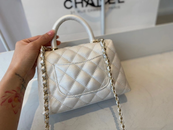 CHANEL MINI FLAP BAG WITH TOP HANDLE GoodFit 1035 - Image 5