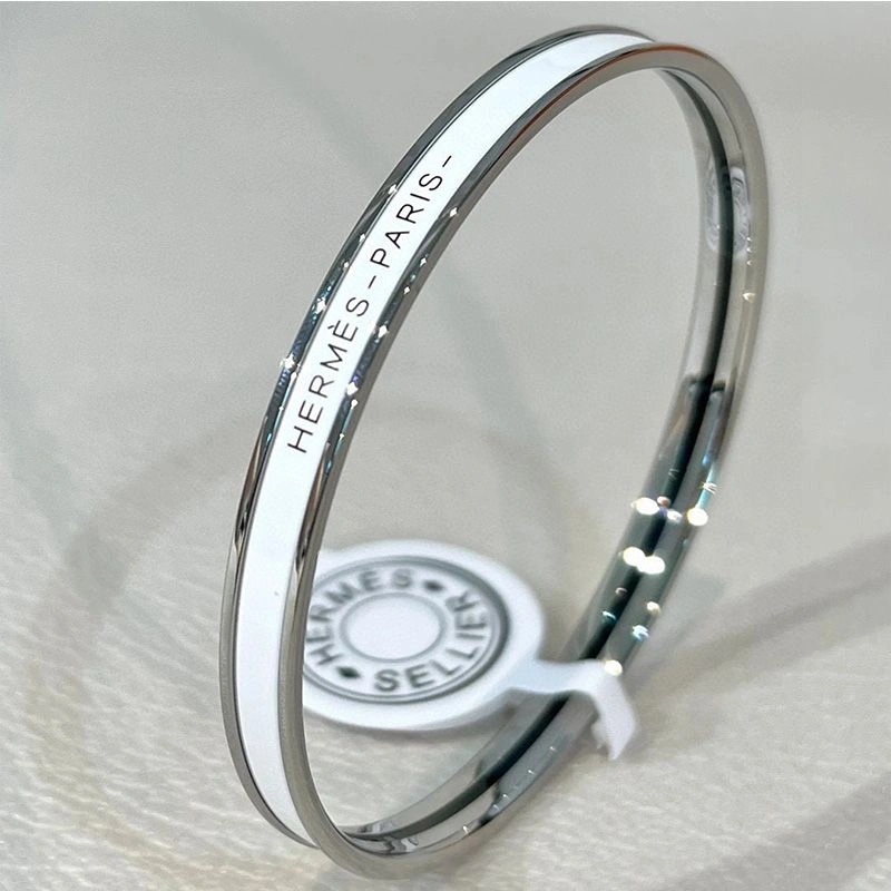 Hermes Uni Enamel Bracelet - Image 3
