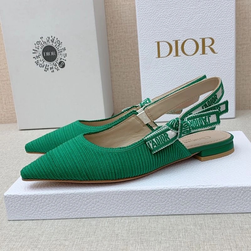 J'Adior Slingback Pumps Women Technical Fabric Green - Image 6