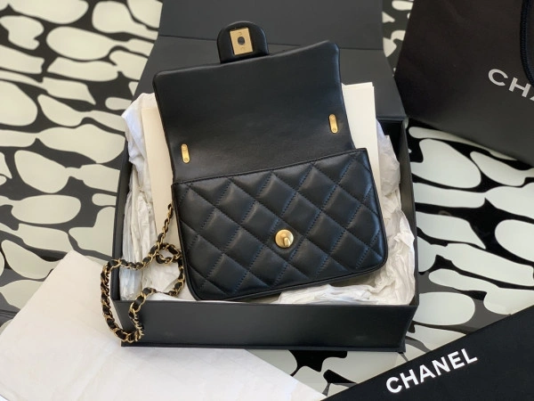 CHANEL FLAP BAG 20CM Popular 318 - Image 9