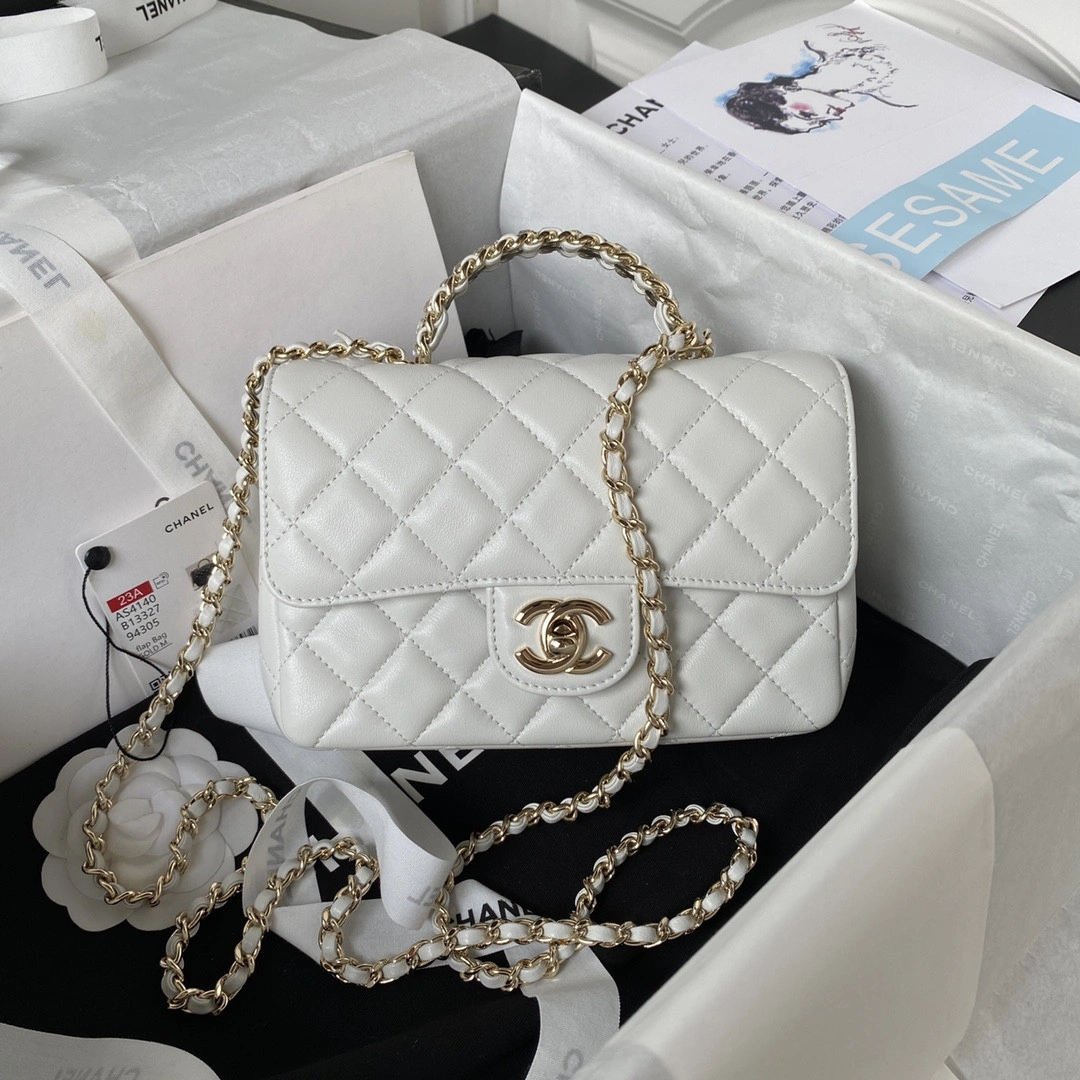 GoodFit CHANEL FLAP BAG WITH TOP HANDLE-18CM 915