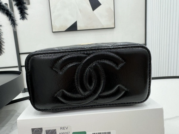 CHANEL SMALL VANITY WITH CHANELASSIC CHAIN-9-17-8cm BestValue 1214 - Image 8