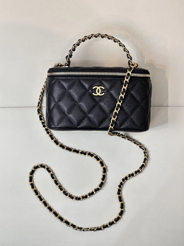 CHANEL SMALL VANITY WITH CHANELASSIC CHAIN-16x9.5x8cm TopPick 1217 - Image 3