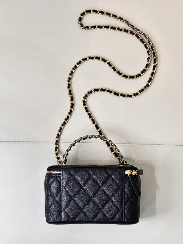 CHANEL SMALL VANITY WITH CHANELASSIC CHAIN-16x9.5x8cm TopPick 1217 - Image 7