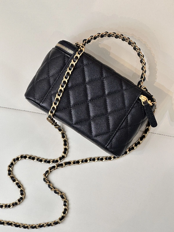 CHANEL SMALL VANITY WITH CHANELASSIC CHAIN-16x9.5x8cm TopPick 1217 - Image 8