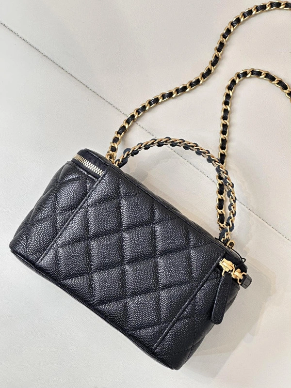 CHANEL SMALL VANITY WITH CHANELASSIC CHAIN-16x9.5x8cm TopPick 1217 - Image 9